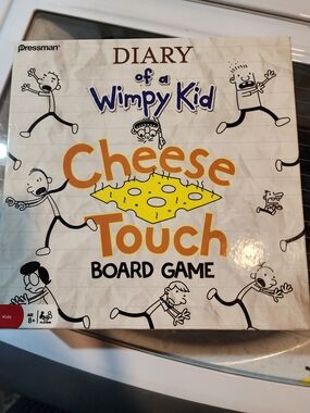 Diary of a Wimpy Kid Cheese Touch Board Game - White, Yellow